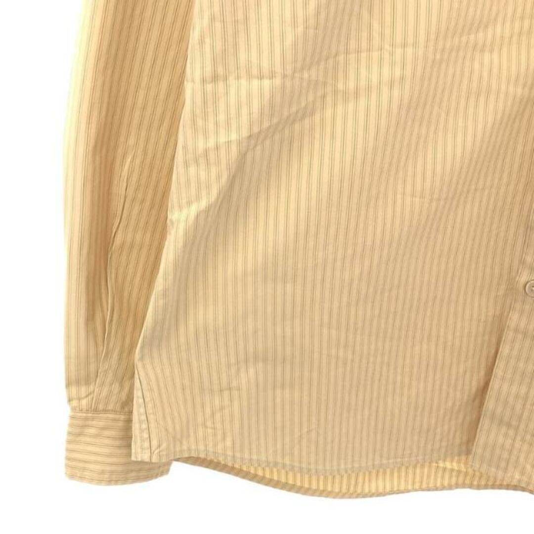 AURALEE(オーラリー)のAURALEE / オーラリー | WASHED FINX TWILL BIG SHIRTS ウォッシュドフィンクスツイル ビッグシャツ | 3 | アイボリーストライプ | メンズ メンズのトップス(Tシャツ/カットソー(七分/長袖))の商品写真