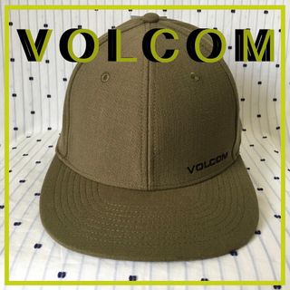 ボルコム(volcom)のVOLCOMボルコムUS限定ロゴ刺繍フレックスキャップ帽子(サーフィン)