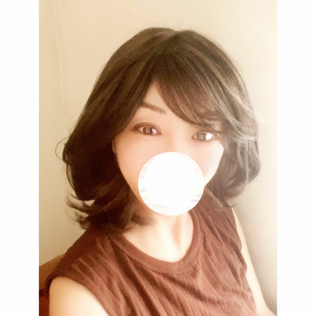 銀座サロン KAZUE WIG キューティーミディアム マロンブラウンの 銀座サロン KAZUE WIG キューティーミディアム マロンブラウンの