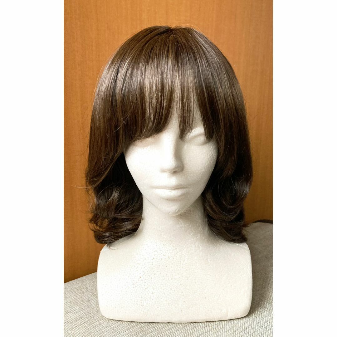 銀座サロン KAZUE WIG キューティーミディアム マロンブラウンの 銀座サロン KAZUE WIG キューティーミディアム マロンブラウンの
