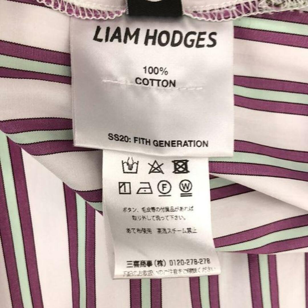 LIAM HODGES / リアムホッジス | 2020SS | ストライプ パネル切替 シャツ | XS | マルチカラー | メンズ メンズのトップス(Tシャツ/カットソー(七分/長袖))の商品写真