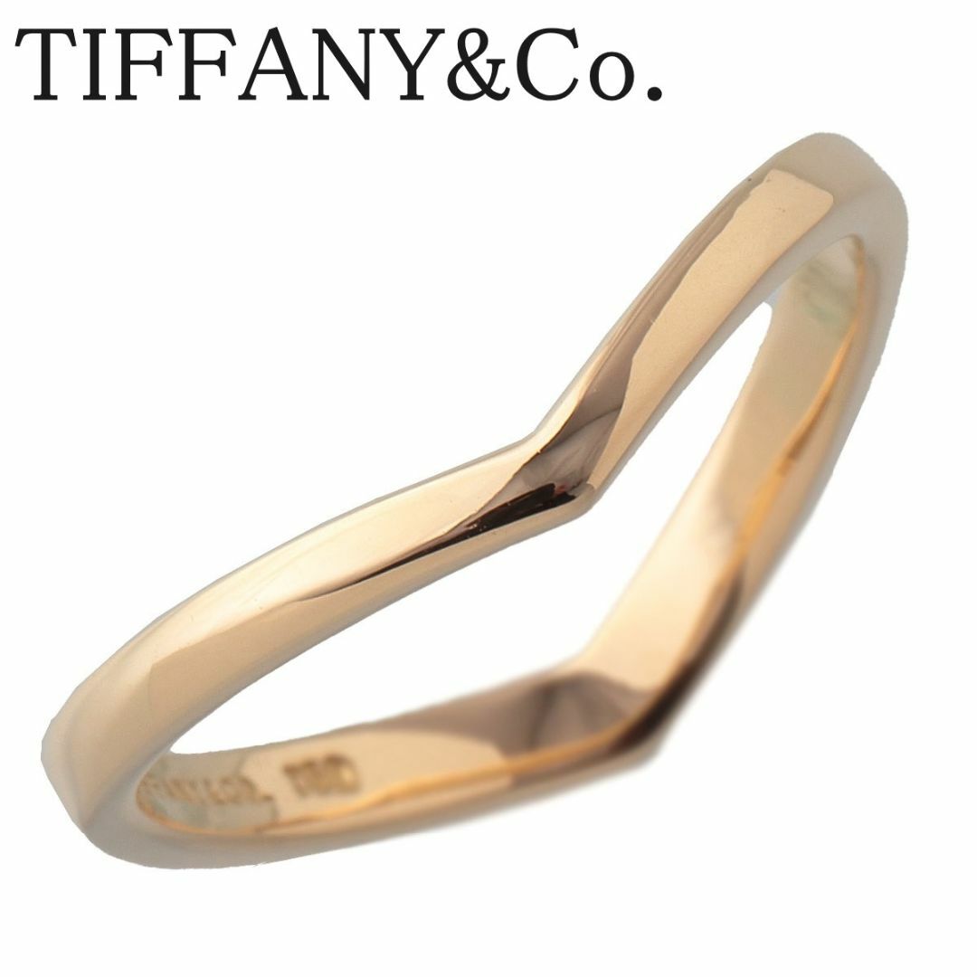 Tiffany & Co.(ティファニー)のティファニー Vバンド リング 9.5号 750YG 新品仕上げ済 TIFFANY【16522】 レディースのアクセサリー(リング(指輪))の商品写真