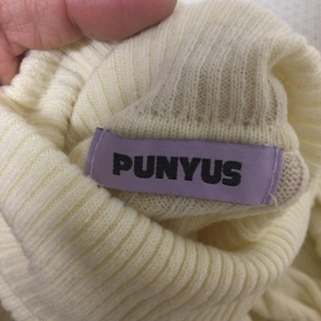 PUNYUS(プニュズ)のプニュズ リブ タートルネック タグなし未使用 レディースのトップス(ニット/セーター)の商品写真