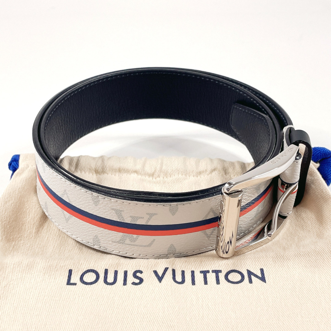 LOUIS VUITTON(ルイヴィトン)のルイヴィトン ベルト サンチュール スタンプ  MP166 グレー メンズのファッション小物(ベルト)の商品写真