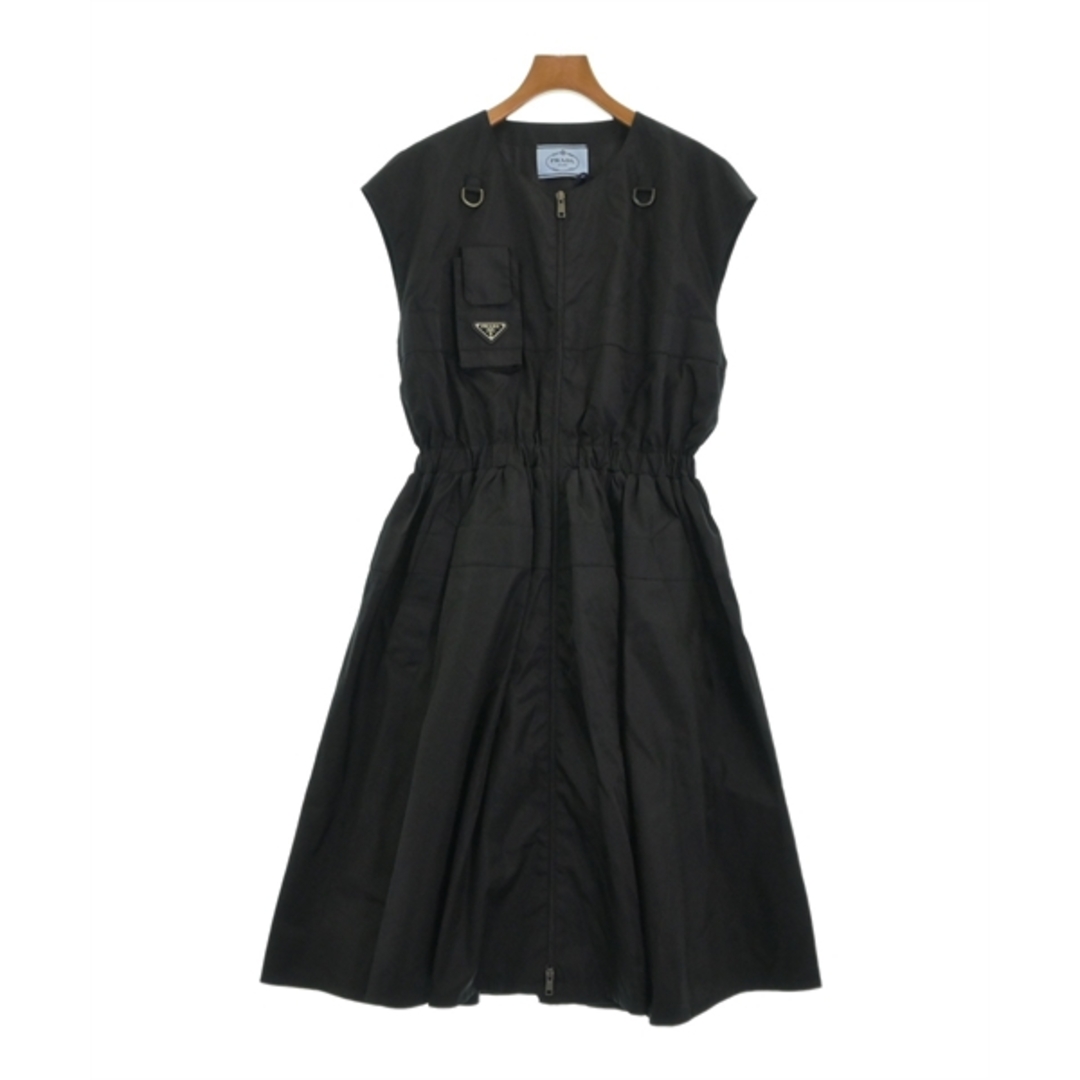PRADA - PRADA プラダ ワンピース 42(M位) 黒 【古着】【中古 PRADA - PRADA プラダ ワンピース 42(M位) 黒 【古着】【中古