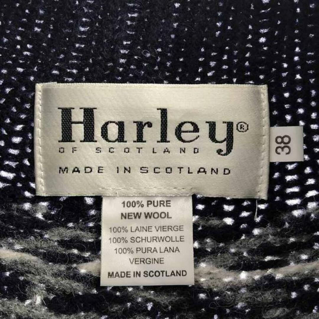 Harley of Scotland(ハーレーオブスコットランド)のHarley Of Scotland / ハーレーオブスコットランド | ウール ノルディック セーター / プルオーバー ニット | 38 | ネイビー | レディース レディースのトップス(ニット/セーター)の商品写真