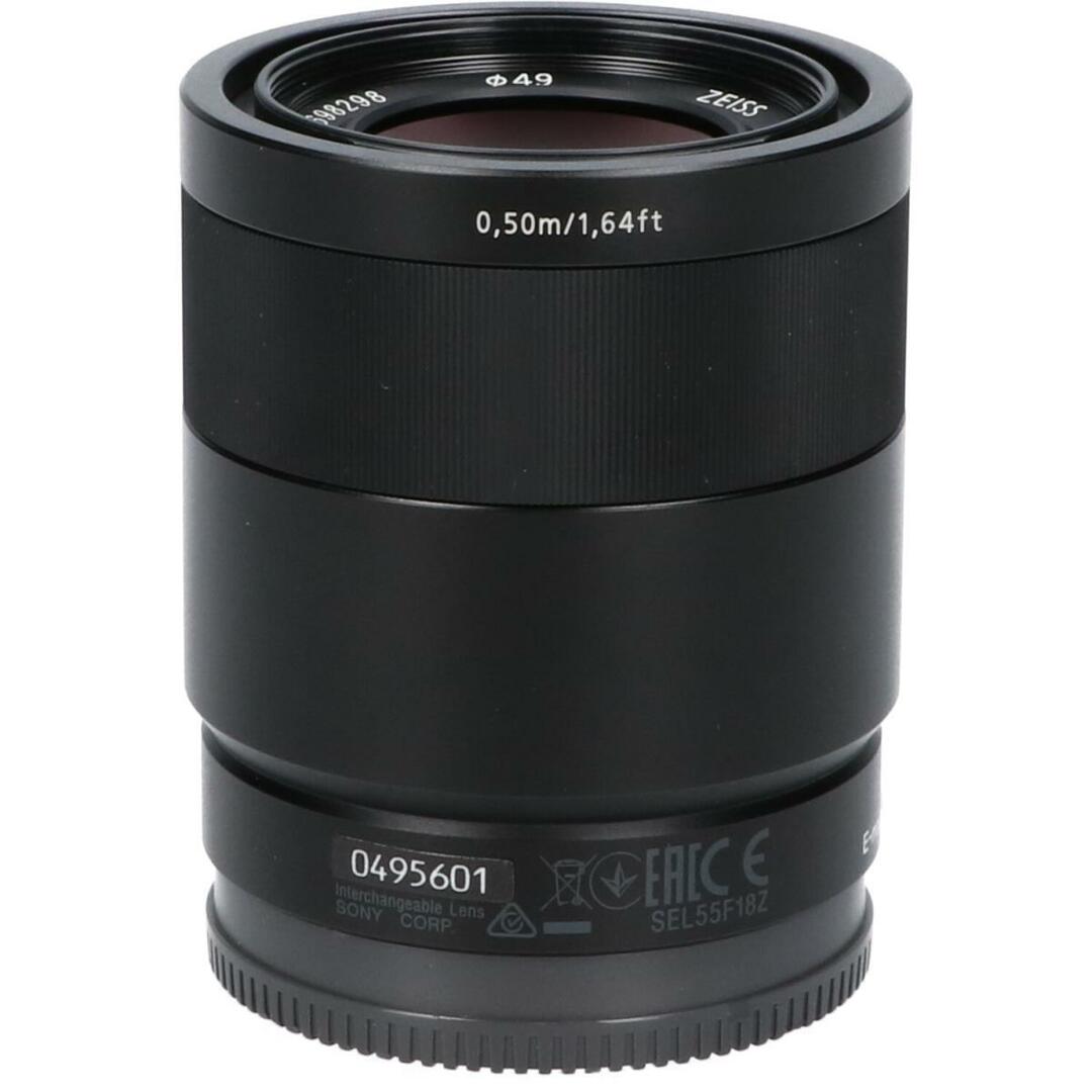 SONY(ソニー)のＳＯＮＹ　ＦＥ５５ｍｍ　Ｆ１．８ＺＡ（ＳＥＬ５５Ｆ１８Ｚ） スマホ/家電/カメラのカメラ(レンズ(ズーム))の商品写真