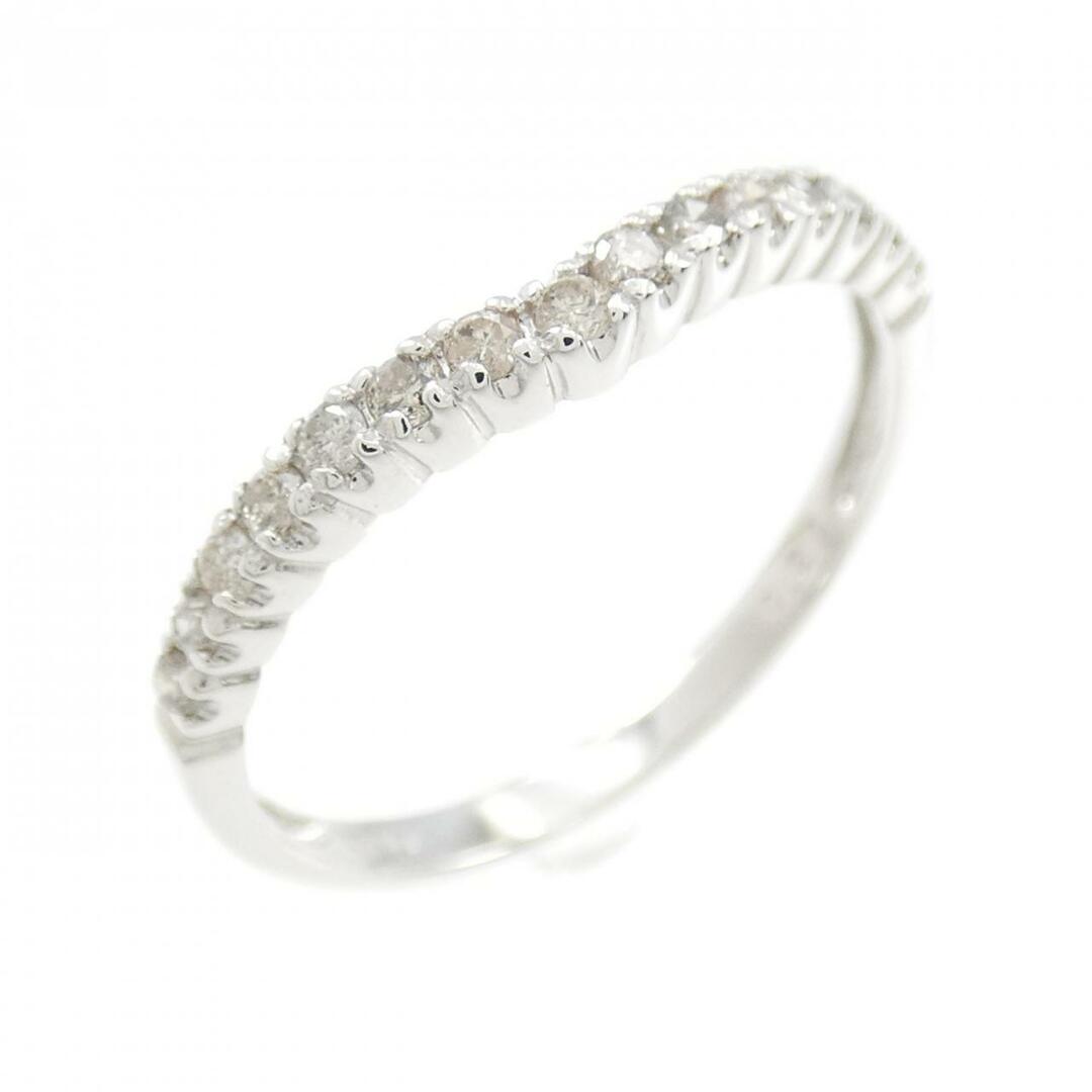 K14WG ダイヤモンド リング 0.20CT レディースのアクセサリー(リング(指輪))の商品写真