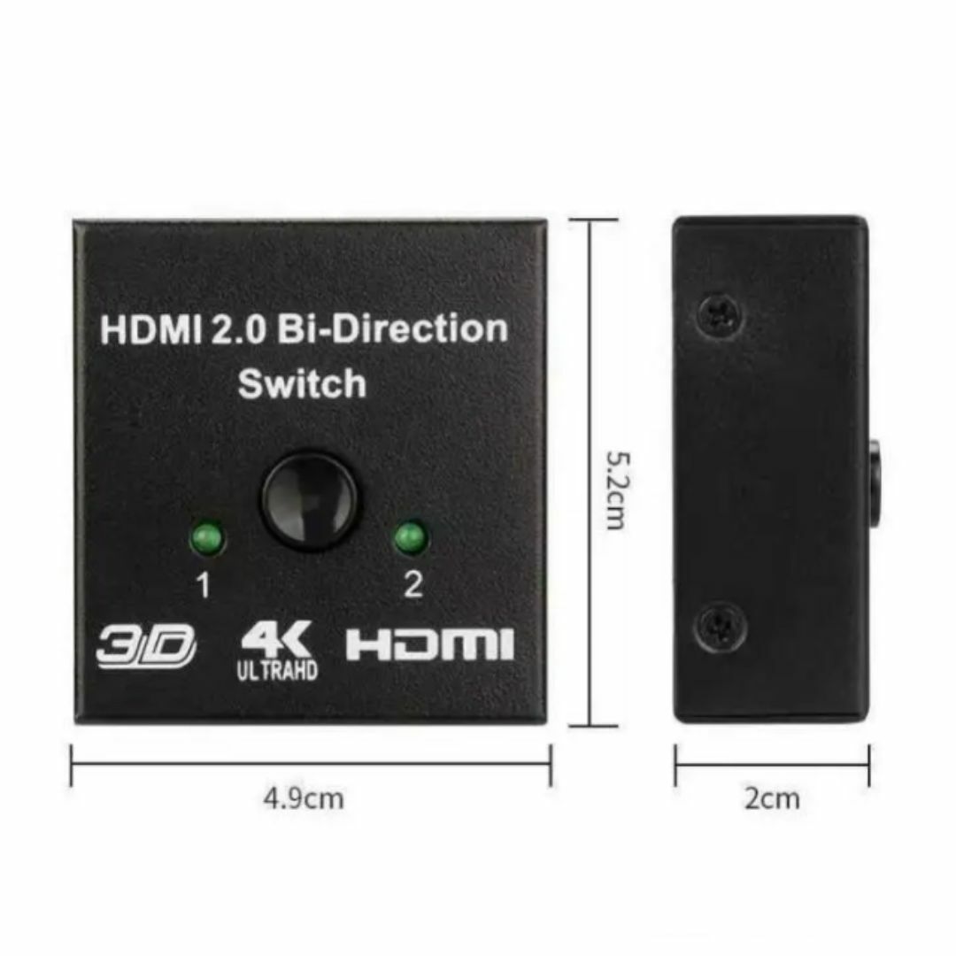 HDMI切替器 HDMIスプリッター 高速HDMI2.0 双方向セレクター分配器 スマホ/家電/カメラのテレビ/映像機器(その他)の商品写真