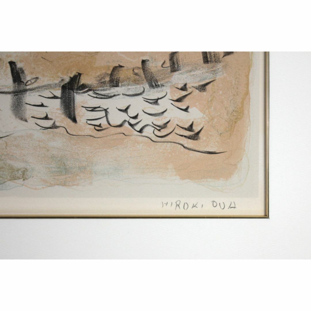 織田廣喜『二人の女性』リトグラフ【真作保証】 絵画の通販 by 織田廣喜『二人の女性』リトグラフ【真作保証】 絵画の通販 by