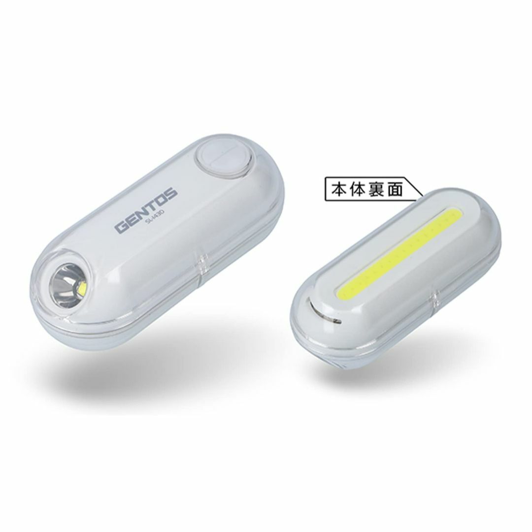 【数量限定】GENTOS(ジェントス) 自転車 ライト LED バイクライト 単 スポーツ/アウトドアのアウトドア(ライト/ランタン)の商品写真