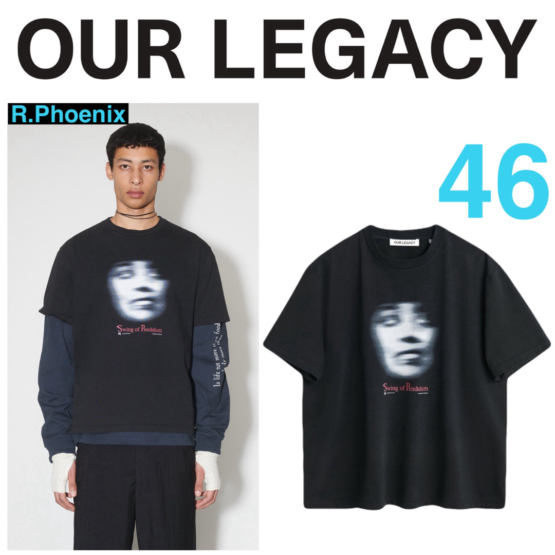 【OUR LEGACY】SWING OF PENDULUM PRINT 46 メンズのトップス(Tシャツ/カットソー(半袖/袖なし))の商品写真