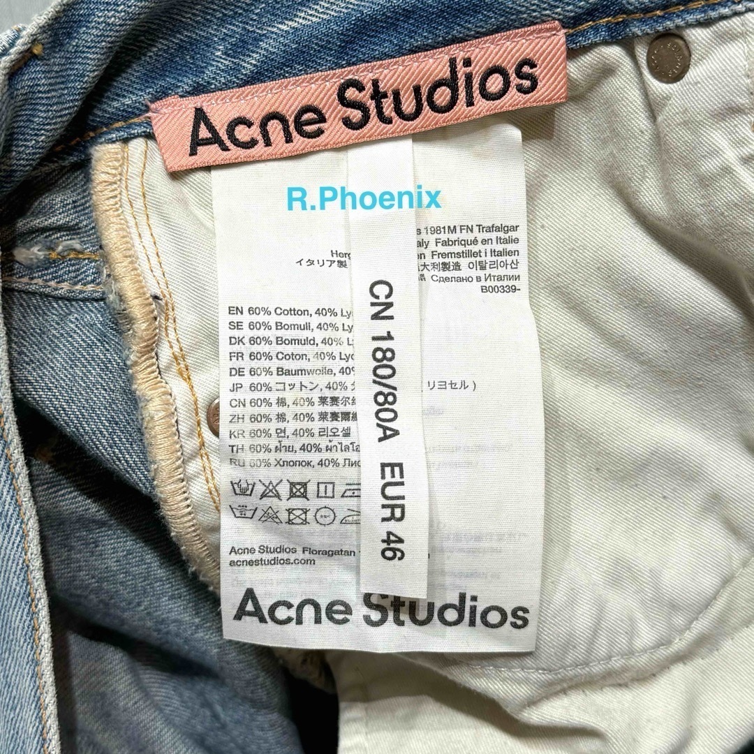 Acne Studios - ACNE STUDIOS 1981M loose fit jeans 46の通販 Acne Studios - ACNE STUDIOS 1981M loose fit jeans 46の通販