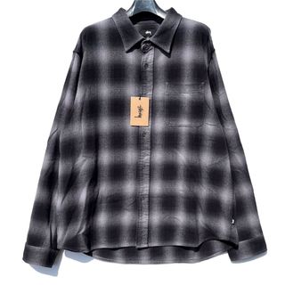 ステューシー(STUSSY)の新品 STUSSY 23SS PETE PLAID SHIRT チェックシャツ(シャツ)