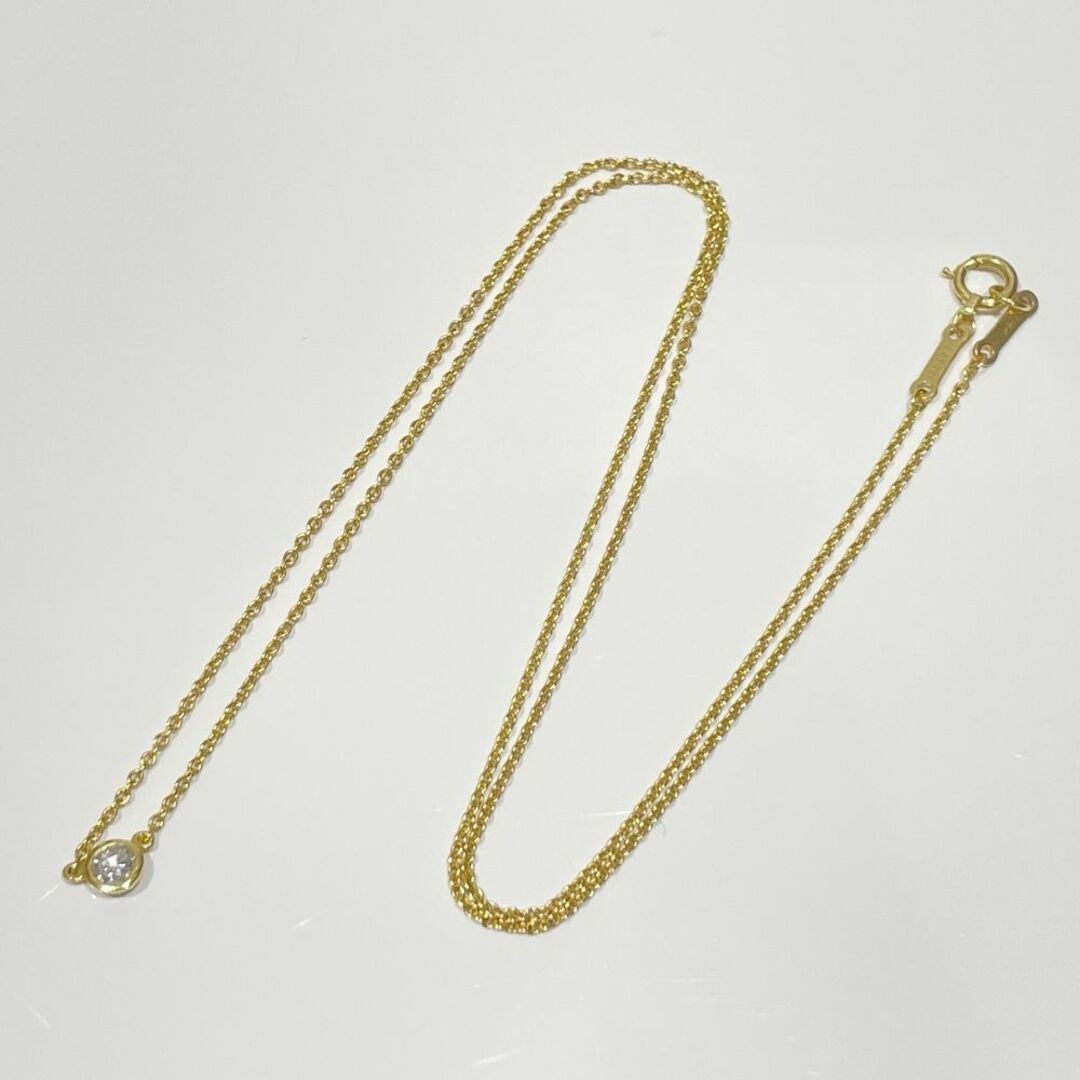 Tiffany & Co.(ティファニー)のTIFFANY&Co. ネックレス バイザヤード 1PD トップ直径3～4ｍｍ K18YG ダイヤモンド レディースのアクセサリー(ネックレス)の商品写真