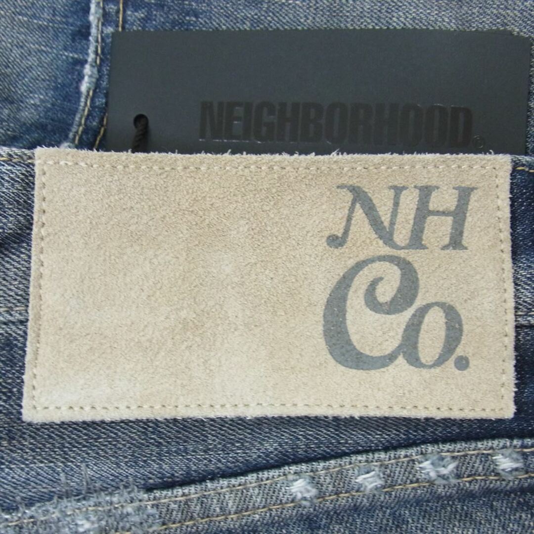 NEIGHBORHOOD(ネイバーフッド)のNEIGHBORHOOD ネイバーフッド 14AW 142NYSVN-PTM03S 20TH METAL.SAVAGE.NARROW 14OZ-PT メタルサベージ デニム パンツ インディゴブルー系 S【極上美品】【中古】 メンズのパンツ(その他)の商品写真