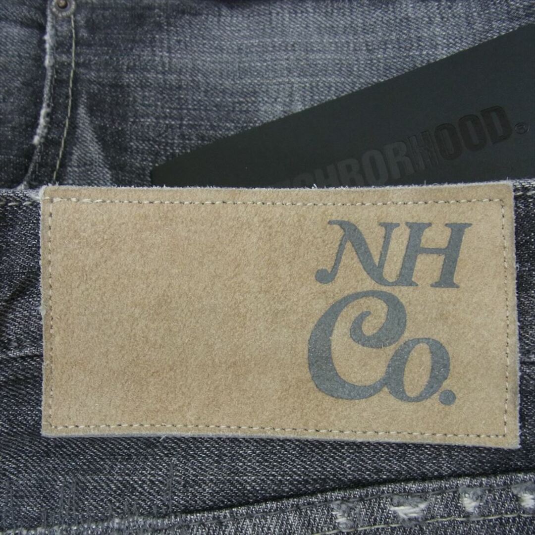 NEIGHBORHOOD(ネイバーフッド)のNEIGHBORHOOD ネイバーフッド 14AW 142NYSVN-PTM03S 20TH METAL.SAVAGE.NARROW 14OZ-PT メタルサベージ デニム パンツ ブラック系 S【極上美品】【中古】 メンズのパンツ(その他)の商品写真