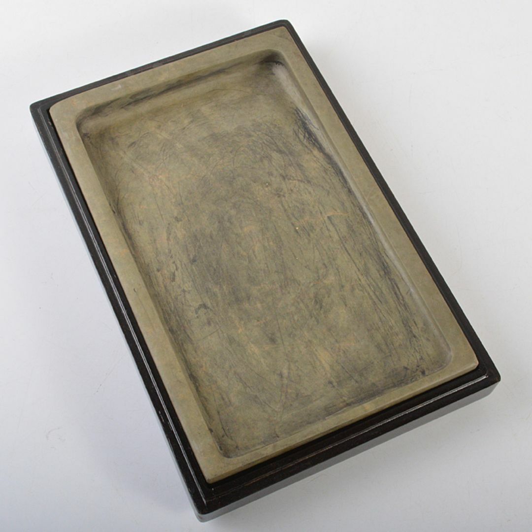 中国硯 緑端渓硯 雲龍刻入 7キロ 大型 短冊 - 書 中国硯 緑端渓硯 雲龍刻入 7キロ 大型 短冊 - 書