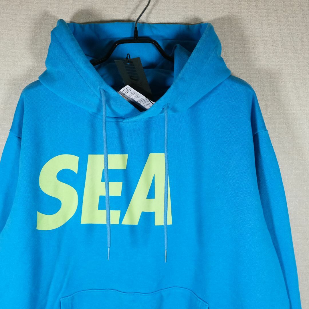 WIND AND SEA(ウィンダンシー)のWIND AND SEA Sulfer Hoodieパーカー CYAN M メンズのトップス(パーカー)の商品写真