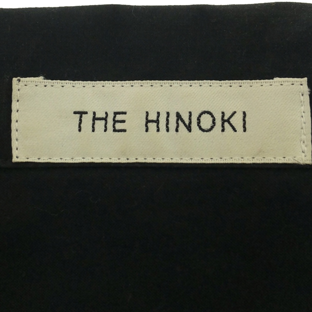 THE HINOKI(ザヒノキ)のTHE HINOKI ザヒノキ Short Shirt Jacket オーガニックコットンウェザーシャツジャケット ブラック 4 メンズのトップス(シャツ)の商品写真