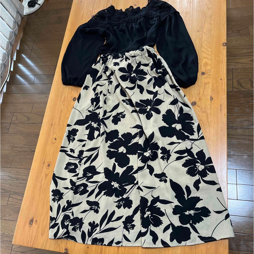 fifth(フィフス)のfifth 花柄　フレアスカート レディースのスカート(ロングスカート)の商品写真