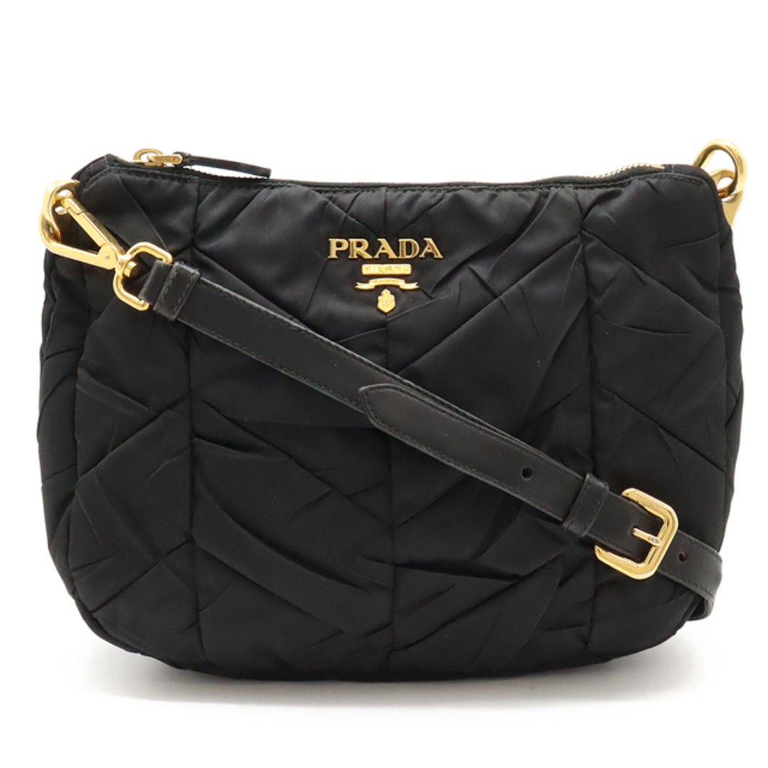 PRADA(プラダ)のプラダ ギャザー ショルダーバッグ 斜め掛け ナイロン （12420059） レディースのバッグ(ショルダーバッグ)の商品写真