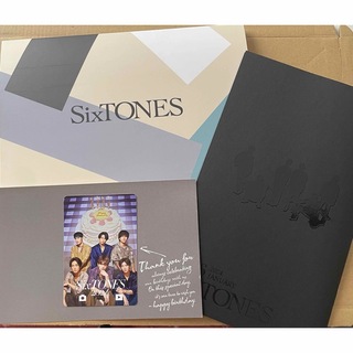 ストーンズ(SixTONES)のSixTONES 会報 カレンダー 誕生日カード セット(アイドルグッズ)