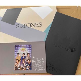 SixTONES - SixTONES 会報 カレンダー 誕生日カード セット