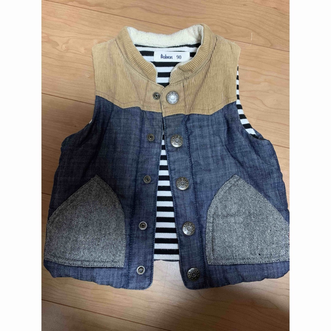 BOBSON(ボブソン)のボブソン　キッズベスト キッズ/ベビー/マタニティのキッズ服男の子用(90cm~)(ジャケット/上着)の商品写真