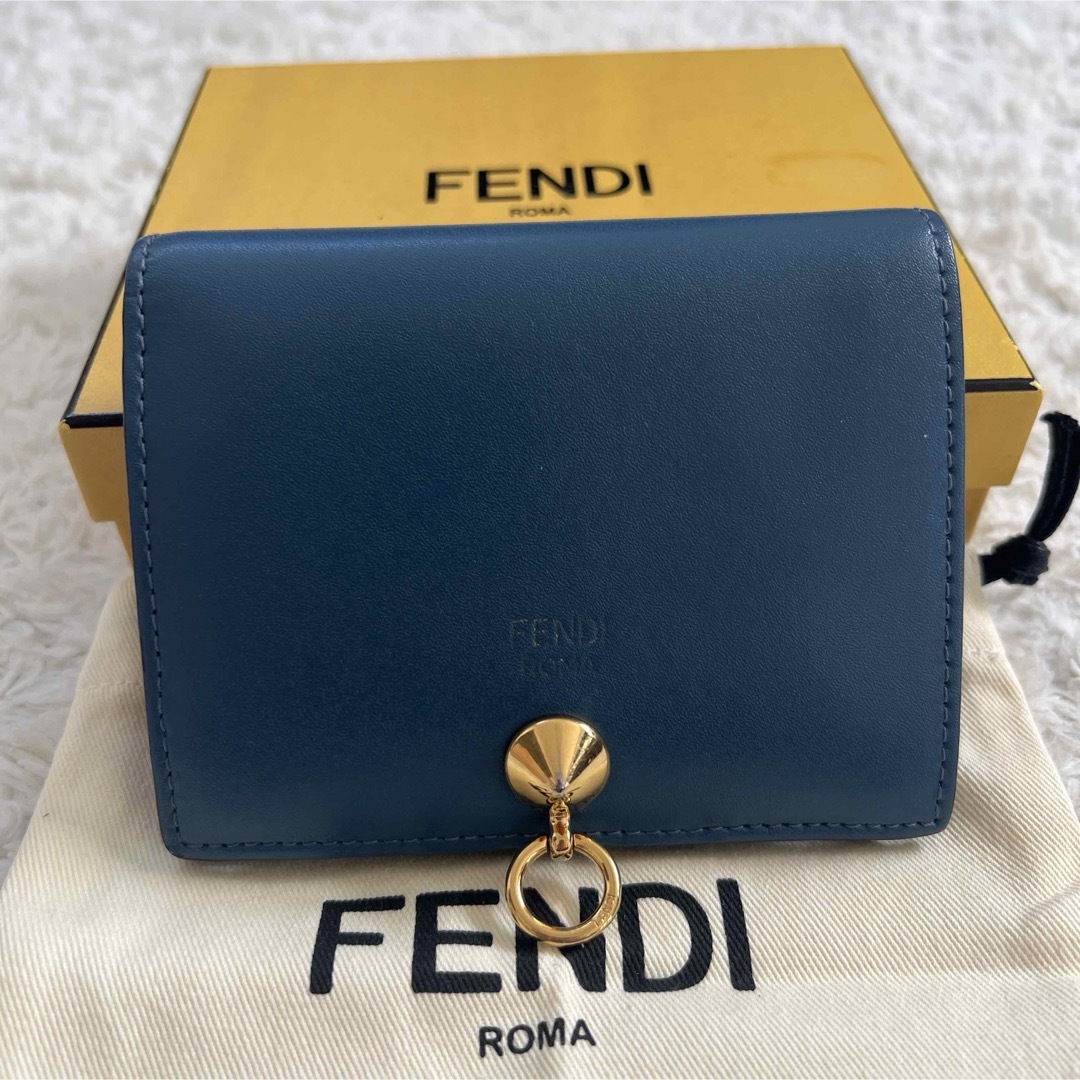 FENDI(フェンディ)の綺麗！FENDI フェンディ バイザウェイ トリフォールド 二つ折り財布 レディースのファッション小物(財布)の商品写真