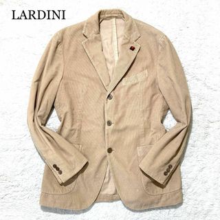 LARDINI - 【美品】ラルディーニ ジャケット コーデュロイ ベージュ ブートニエール 52