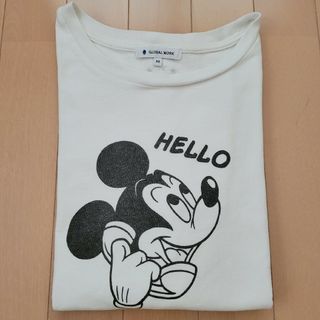 グローバルワーク(GLOBAL WORK)のGLOBAL WORK ミッキープリントTシャツ レトロ ヴィンテージ 古着(Tシャツ/カットソー(半袖/袖なし))