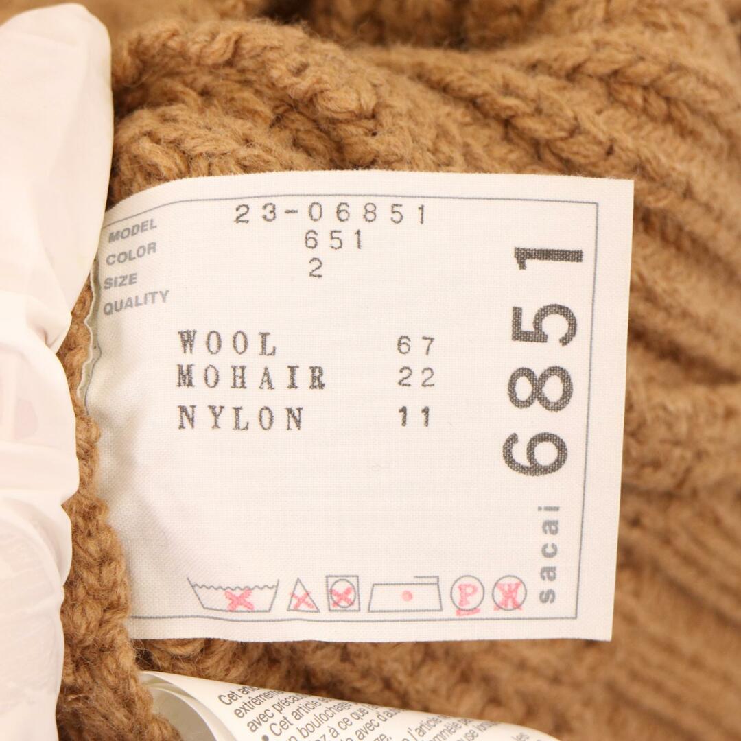 sacai(サカイ)のサカイ 23-06851  Wool Mohair Knit Pullover 2 レディースのレッグウェア(タイツ/ストッキング)の商品写真