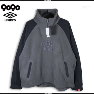 アンブロ(UMBRO)の9090 umbro Raglan Fleece ボアジャケットCharcoal(パーカー)