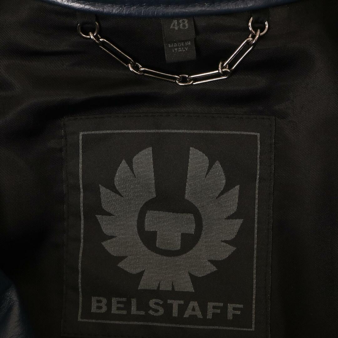 BELSTAFF(ベルスタッフ)のベルスタッフ Greensted ユーズド加工 パデット レザージャケット 48 メンズのジャケット/アウター(その他)の商品写真