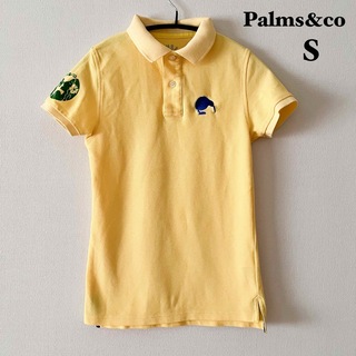 【美品】Palms&co パームスアンドコー　半袖ポロシャツ　カットソー　S(ポロシャツ)