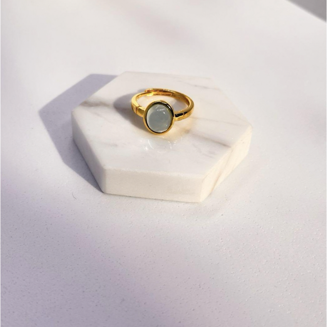 レディース 水晶 ゴールド  リング 指輪 レディースのアクセサリー(リング(指輪))の商品写真