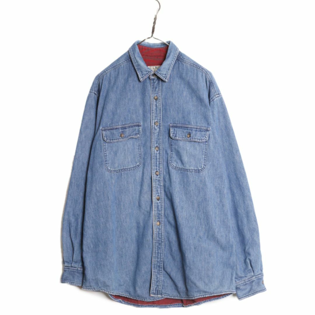 福袋売れ残りセール - L.L.Bean 80s シャツ デニム 長袖 エルエルビーン USA製 男性用