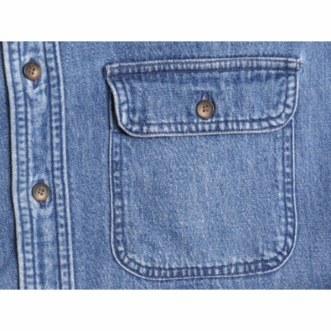 L.L.Bean - 80s USA製 エルエルビーン 長袖 デニム シャツ L.L.Bean - 80s USA製 エルエルビーン 長袖 デニム シャツ