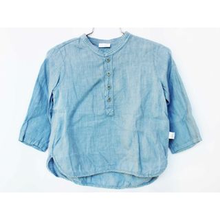 【春物 新入荷!】[イル グッフォ/IL GUFO]72cm 長袖シャツ/ブラウス ブルー 麻100%【中古】子供服 キッズ kids ベビー服 baby 男の子 女の子 春 tops 923042(シャツ/カットソー)