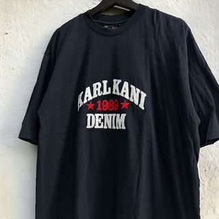 カールカナイ(Karl Kani)の貴重【Kani Jeans】90s VINTAGE ワッペン刺繍 Y2K(Tシャツ/カットソー(半袖/袖なし))