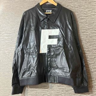 シュプリーム(Supreme)のFTP fuck the population フェイクレザージャケット L (ブルゾン)