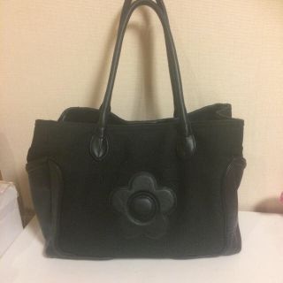 マリークワント(MARY QUANT)のマリークワント トートバッグ A4収納 黒(トートバッグ)