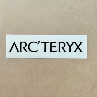 ARC'TERYX アークテリクス ステッカー　　◆15㎝◆マットブラック◆