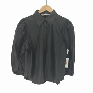 ザラ(ZARA)のZARA(ザラ) Faux Leather Shirt レディース トップス(シャツ/ブラウス(長袖/七分))