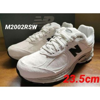 ニューバランス(New Balance)の超希少✨ハラコレザー ニューバランス M2002RSW 23.5cm WHITE(スニーカー)