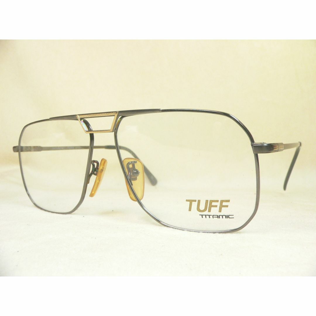 TITAMIC TUFF ヴィンテージ 眼鏡 フレーム スクエア パリ型 メンズのファッション小物(サングラス/メガネ)の商品写真