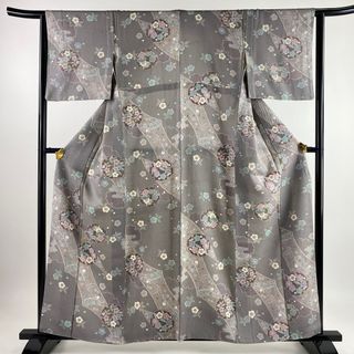 小紋 身丈159.5cm 裄丈63.5cm 正絹 秀品 【中古】(着物)