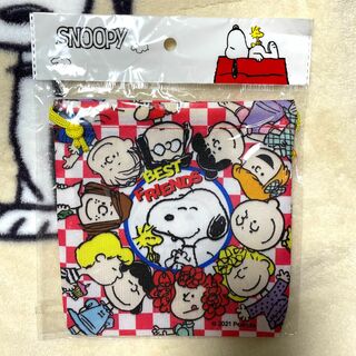 ピーナッツ(PEANUTS)の新品未使用【SNOOPY】巾着ポーチ スヌーピー＆PEANUTSフレンズ 207(ポーチ)