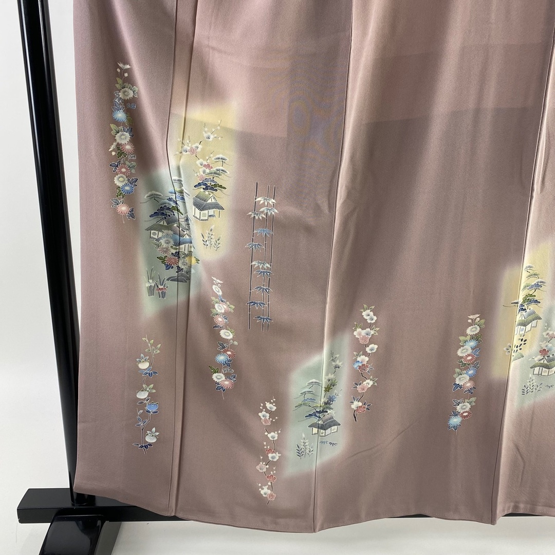 訪問着 身丈160cm 裄丈64cm 正絹 美品 逸品 【中古】 レディースの水着/浴衣(着物)の商品写真